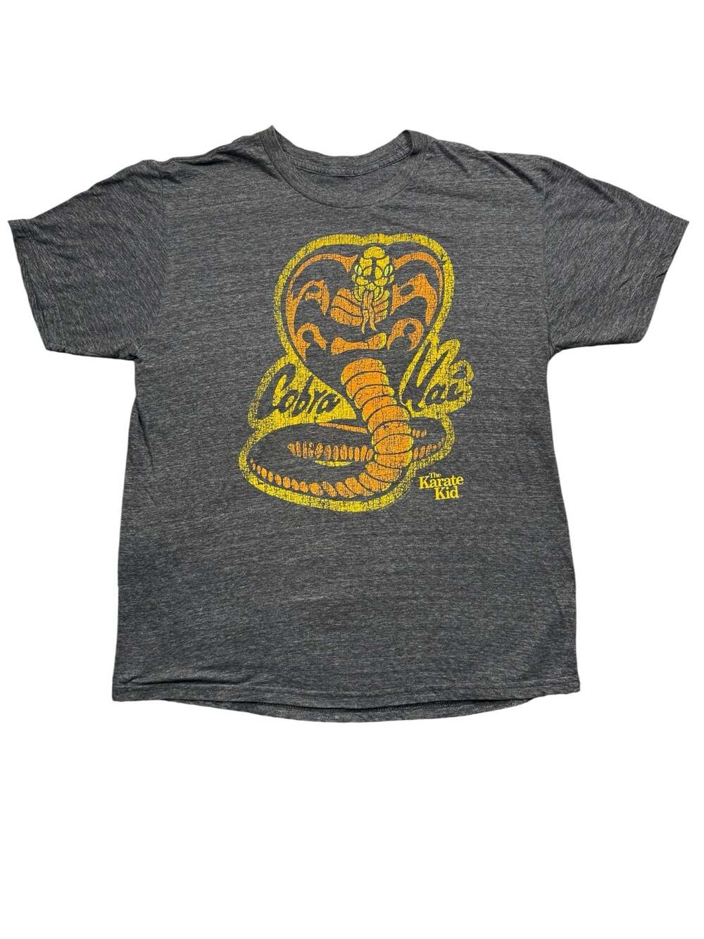 The Karate Kid Cobra Kai Graphic T-Shirt Charcoal Heather